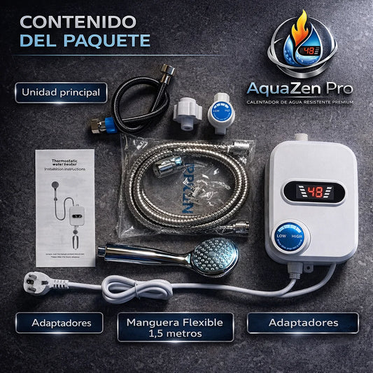 AquaZen Pro 💦 Agua caliente al instante, sin esperas