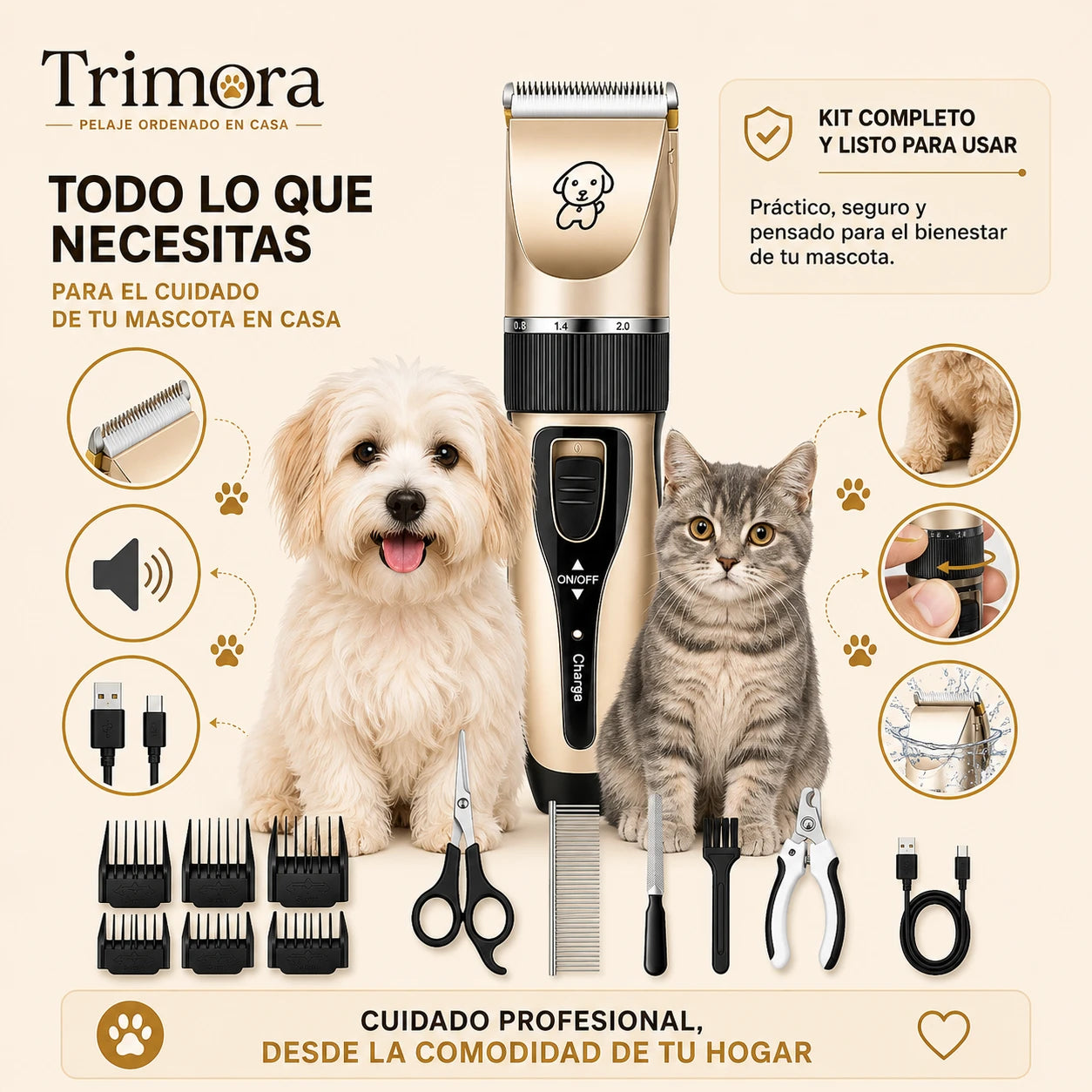 Trimora - Pelaje Ordenado En Casa