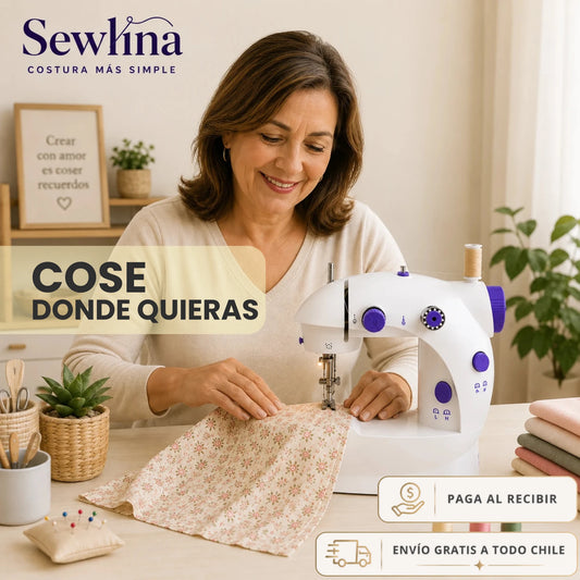 Sewlina - Costura Más Simple - Mini Máquina de Coser
