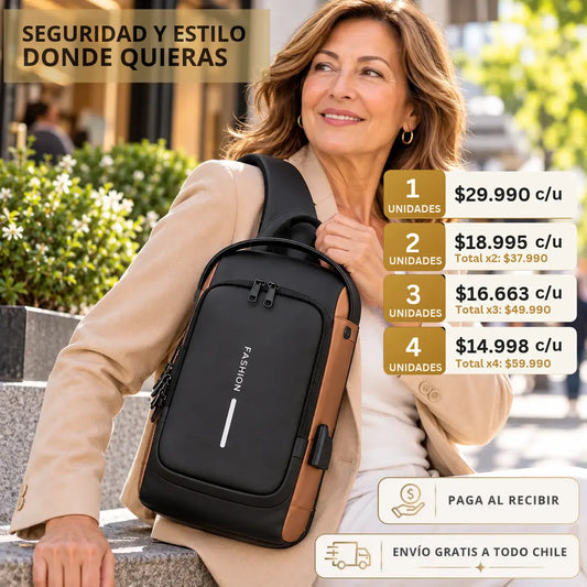 CityGuard Pro - Lleva tus pertenencias con mayor tranquilidad – Bolso Antirrobo