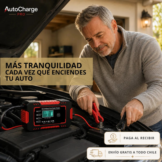 AutoCharge Pro - Mantén tu batería lista cuando la necesites - Cargador de batería