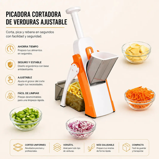 Picadora Cortadora Verduras Ajustable