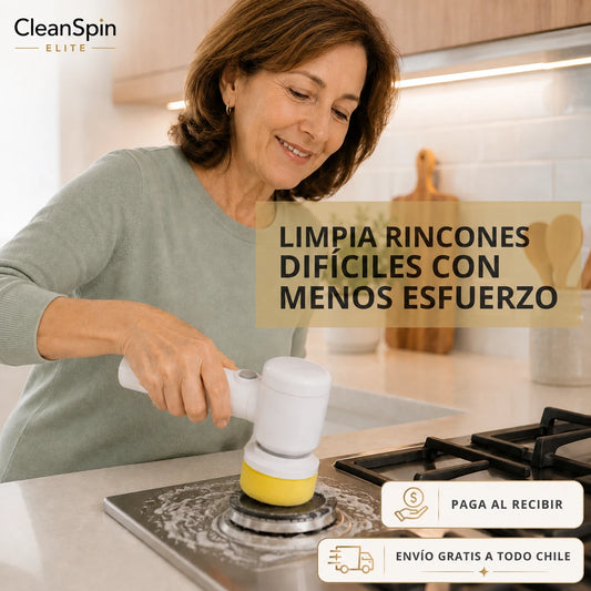 CleanSpin Elite – Limpia rincones difíciles con menos esfuerzo