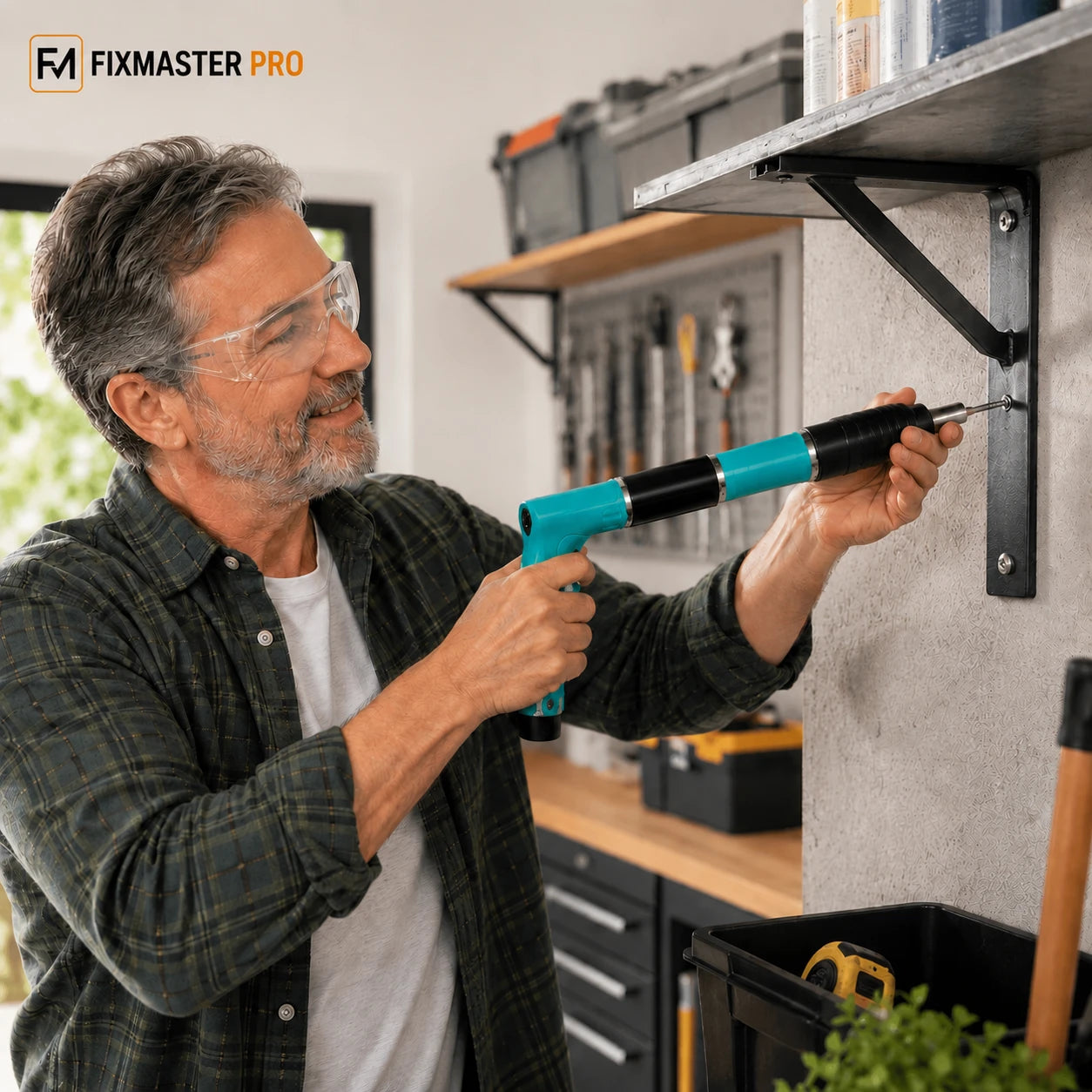 FixMaster Clavadora Manual Portátil - Incluye 100 Clavos de Regalo