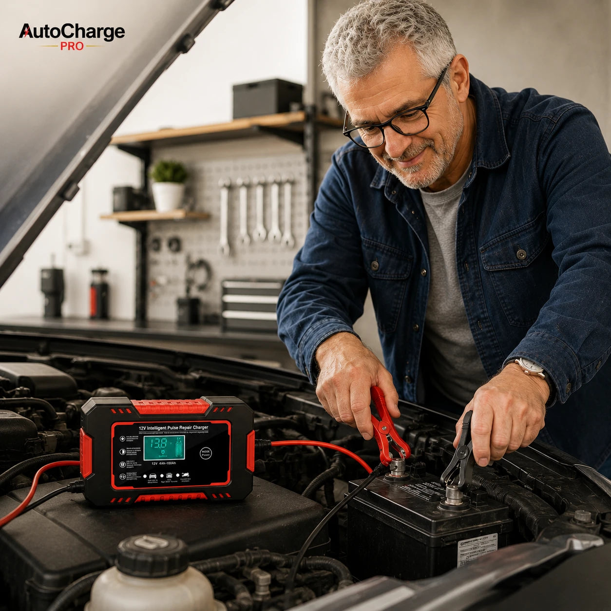 AutoCharge Pro - Mantén tu batería lista cuando la necesites - Cargador de batería