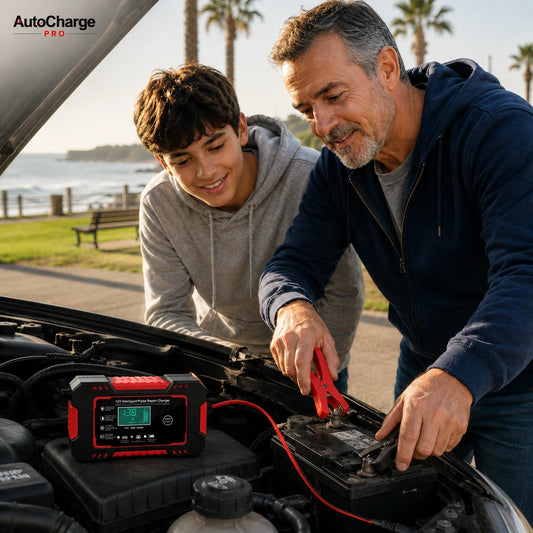 AutoCharge Pro - Mantén tu batería lista cuando la necesites - Cargador de batería