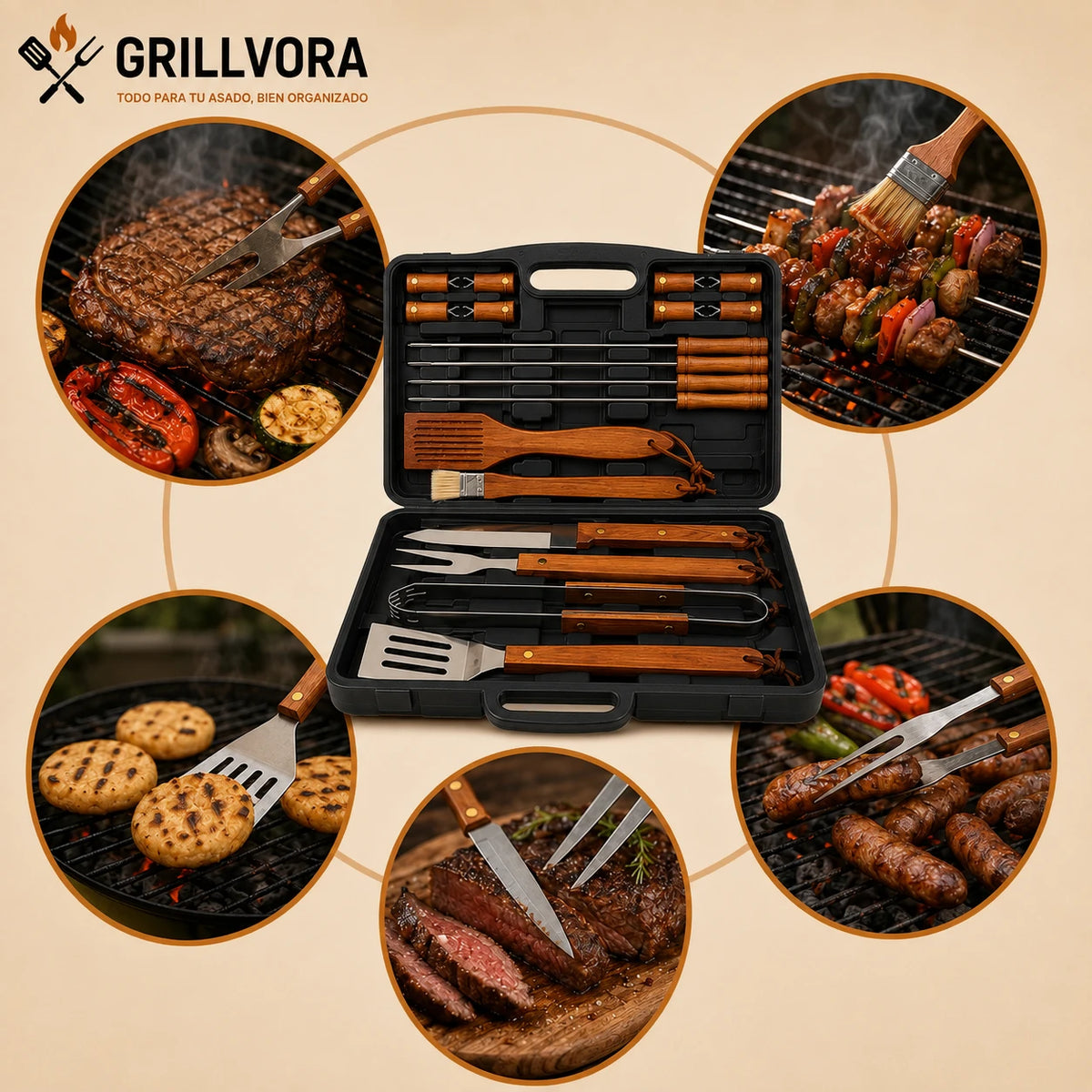 Grillvora - Todo para tu asado, bien organizado