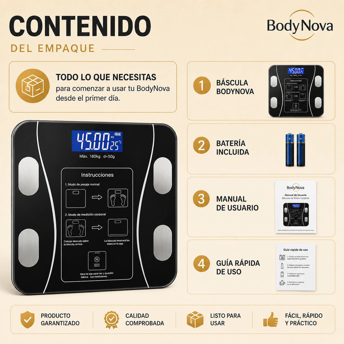 BodyNova – Control inteligente de tu composición corporal.