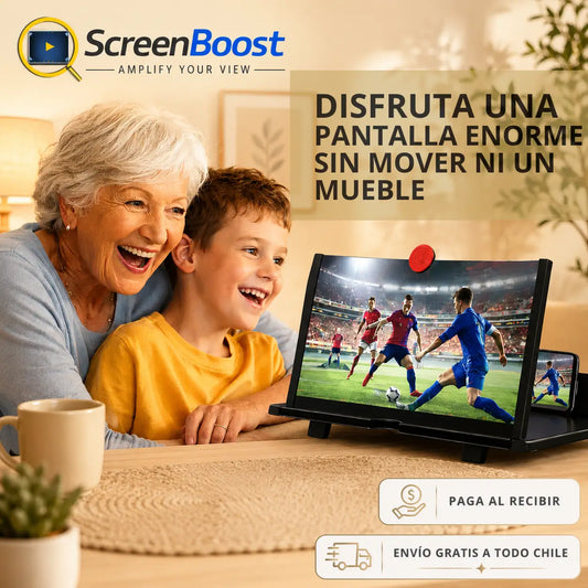 Amplificador de Pantalla - Agranda tu celular al instante - Ve series y películas sin TV