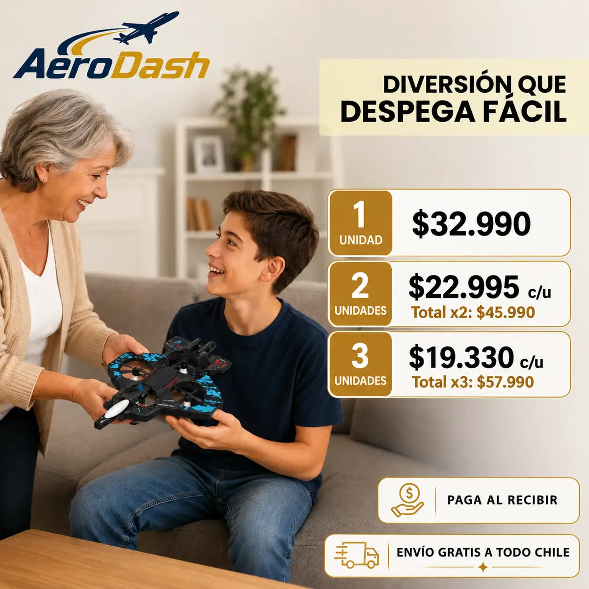AeroDash - Control simple para cada vuelo