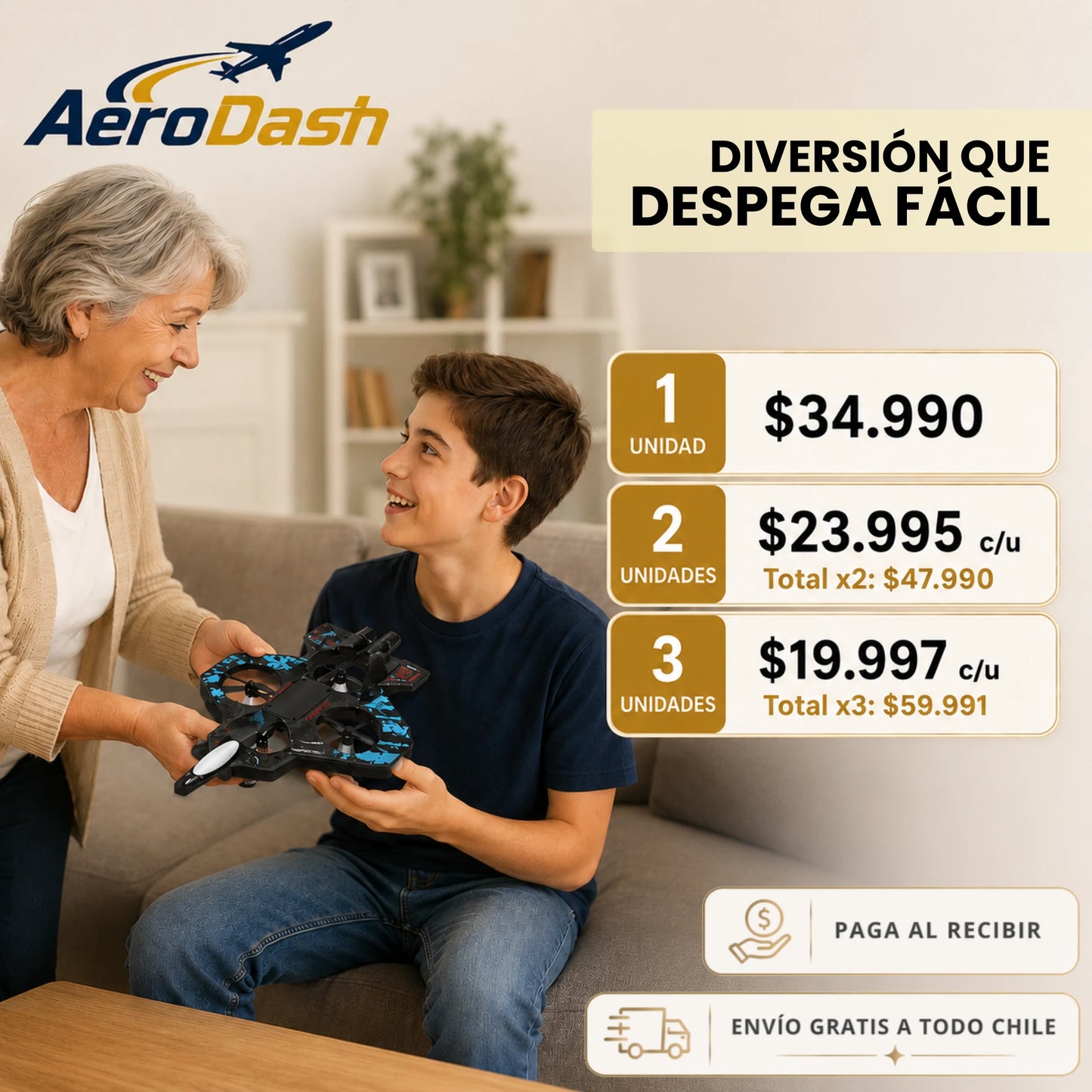 AeroDash - Control simple para cada vuelo