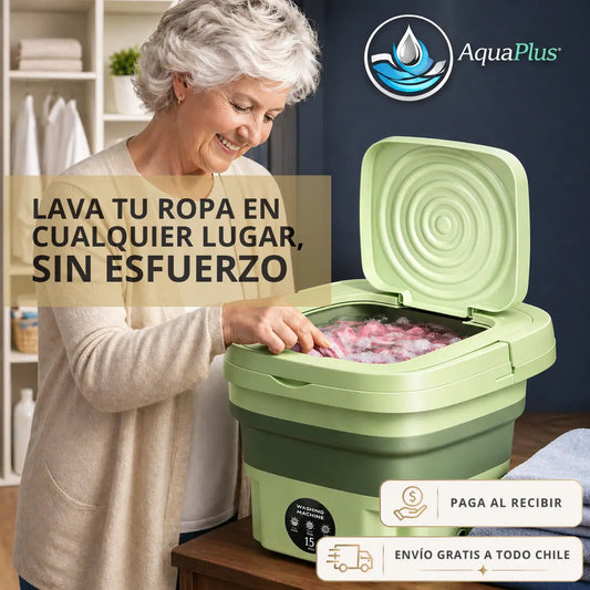 AquaPlus - Ropa limpia donde estés, sin ocupar espacio