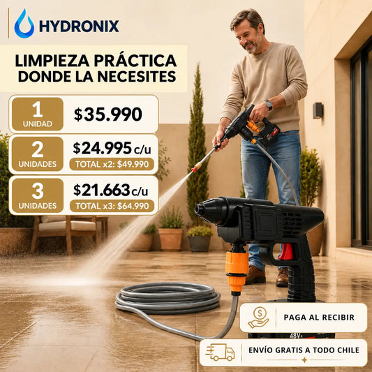 Hydronix - Más comodidad al limpiar exteriores