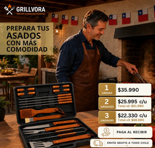Grillvora - Todo para tu asado, bien organizado